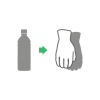 1 Bottle to Glove Icon