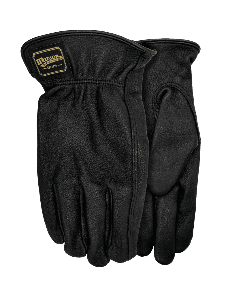 Range Rider Gear 587 Rang Rider Black Unlined Deerskin Leather Glove - Watson Gloves