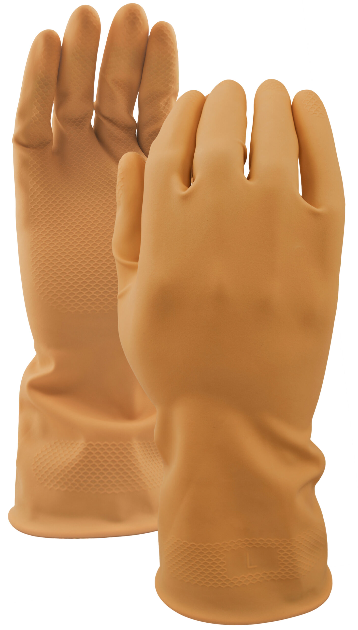 Watson Flashlight Gloves Medium - Hi-Vis Yellow With Sure-Grip Latex Coating
