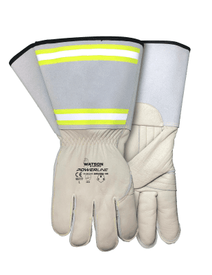 93777 Circuit Breaker Full-Grain Cowhide Gauntlet Cuff Leather Glove