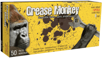 Grease Monkey Large Red, Gray Glove 25172-23