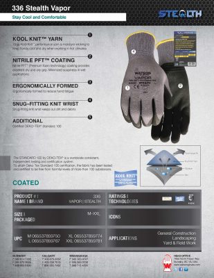 336 Vapor Spec Sheet