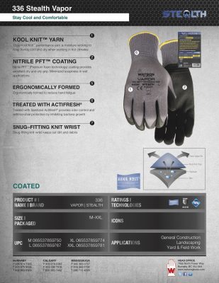 336 Vapor Spec Sheet