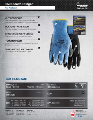 359 Stealth Stinger Spec Sheet