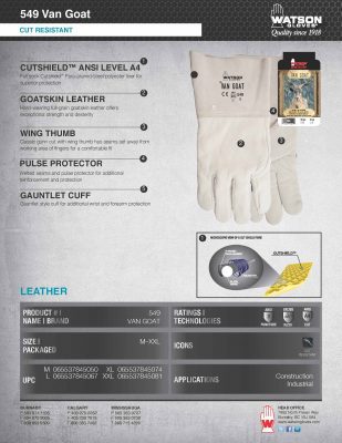 549 Van Goat Gauntlet Spec Sheet IMG