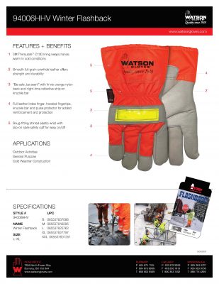94006HHV Winter Flashback_Spec Sheet_NP