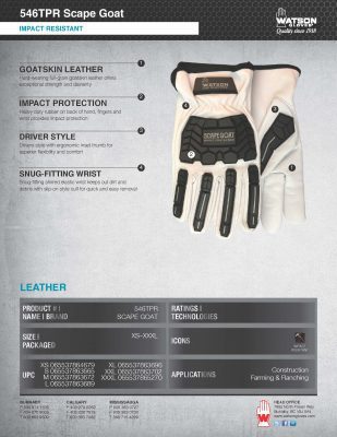 546TPR Scape Goat Spec Sheet