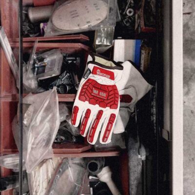 547TPR Van Goat Impact Protection Goatskin Leather Glove