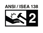 ANSI ISEA 138 Rating 2 ANSI ISEA 138 Rating 2