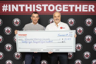 Wounded Warrior Cheque