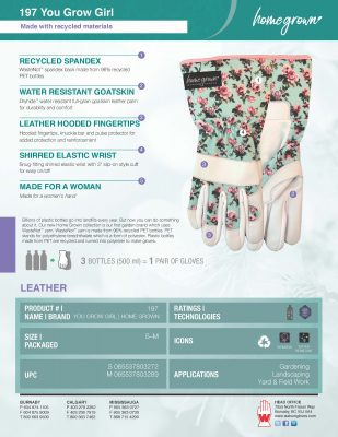 197 You Grow Girl Spec Sheet