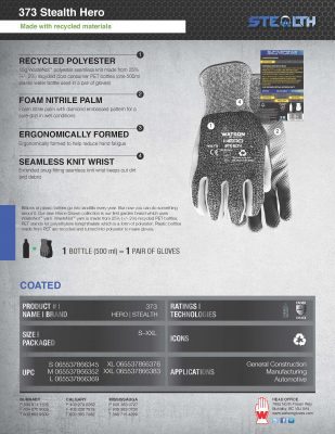 373 Stealth Hero Spec Sheet