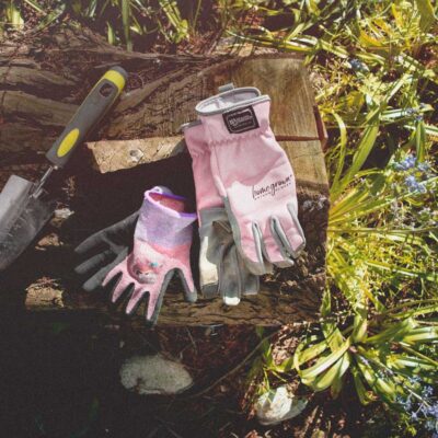 111 Uptown Girl Homegrown Gardening Gloves for Mom and Kid
