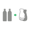2 Bottles to Glove Icon