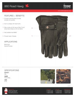 860 Road Hawg Spec Sheet