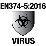 EN374-5-2016 Shield Protection Against Bacteria, Fungi and Virus