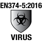 EN374-5-2016 Shield Protection Against Bacteria, Fungi and Virus EN374-5-2016 Shield Protection Against Bacteria, Fungi and Virus