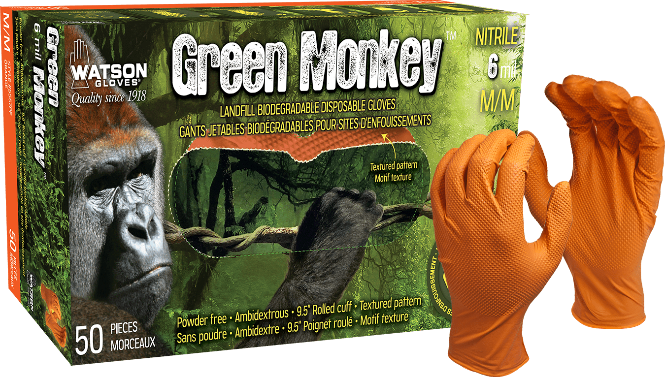 5557PF Green Monkey Glove & Box