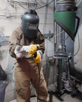 531 Iron Maiden Heavy Metal Welding Gloves for Women