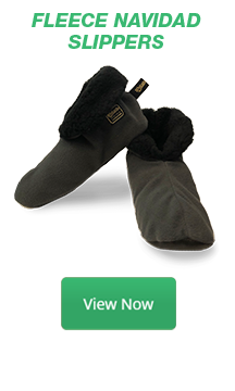 154 Fleece Navidad Slippers Button