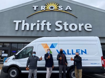Watson Gloves Vallen Donation to TROSA