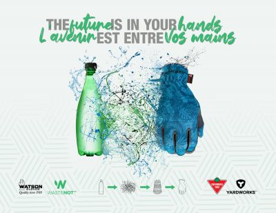 Watson Gloves Canadian Tire WasteNot Yardworks Banner