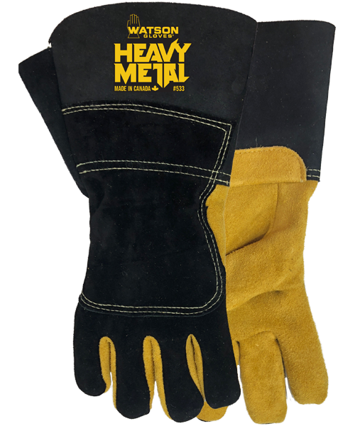 533 Black Velvet Heavy Metal Welding Gloves from Watson Gloves