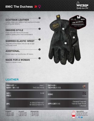 896C The Duchess Spec Sheet