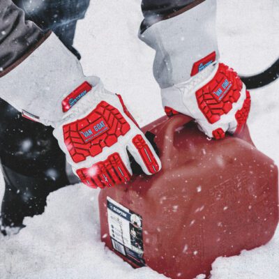 9549TPR1F Van Goat One Finger Winter Work Mitt Cut Resistance & Impact Protection