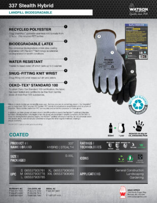 337 Stealth Hybrid Spec Sheet
