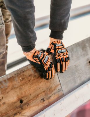 387TPR Orange Crush Sustainable Cut Resistant Glove