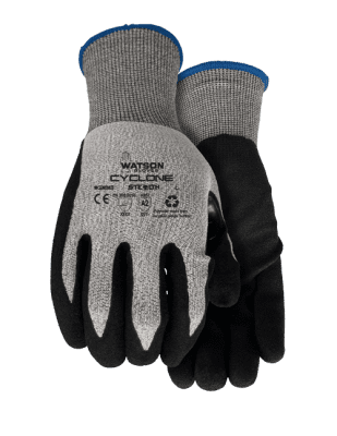 388 Stealth Cyclone Sustainable WasteNot Seamless Knit Cut Resistant Glove WEB SML