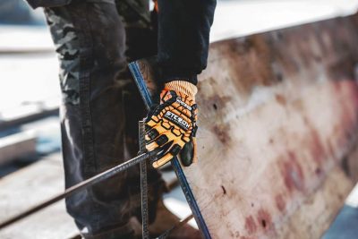 387TPR Orange Crush Sustainable Cut Resistant Glove