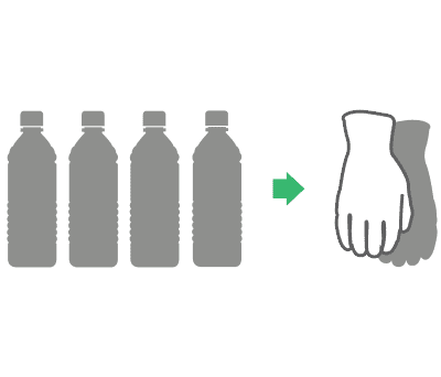 Four (4) Bottles to Gloves WasteNot Watson Gloves