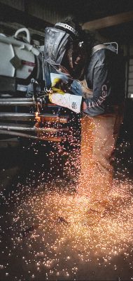 531 Iron Maiden Heavy Metal Welding Gloves for Women