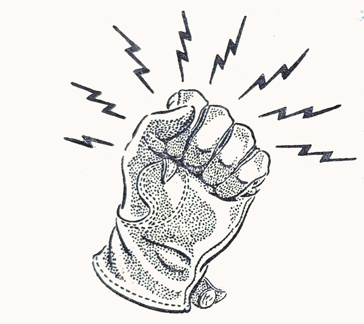 Watson Gloves Vintage Leather Power Lightning Glove