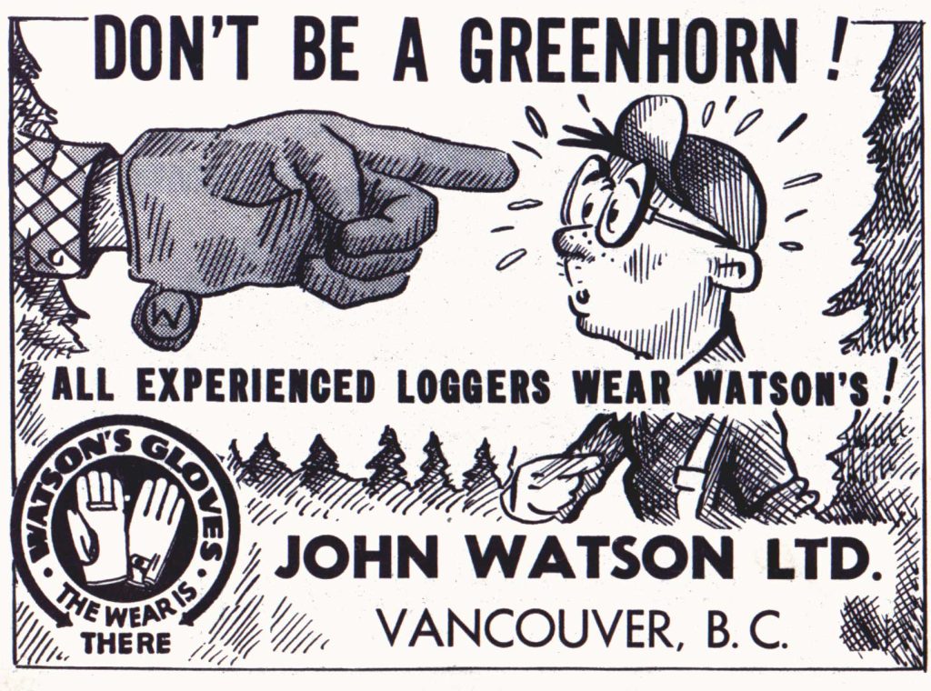 watson gloves greenhorn Vintage Gloves Dont Be Greenhorn