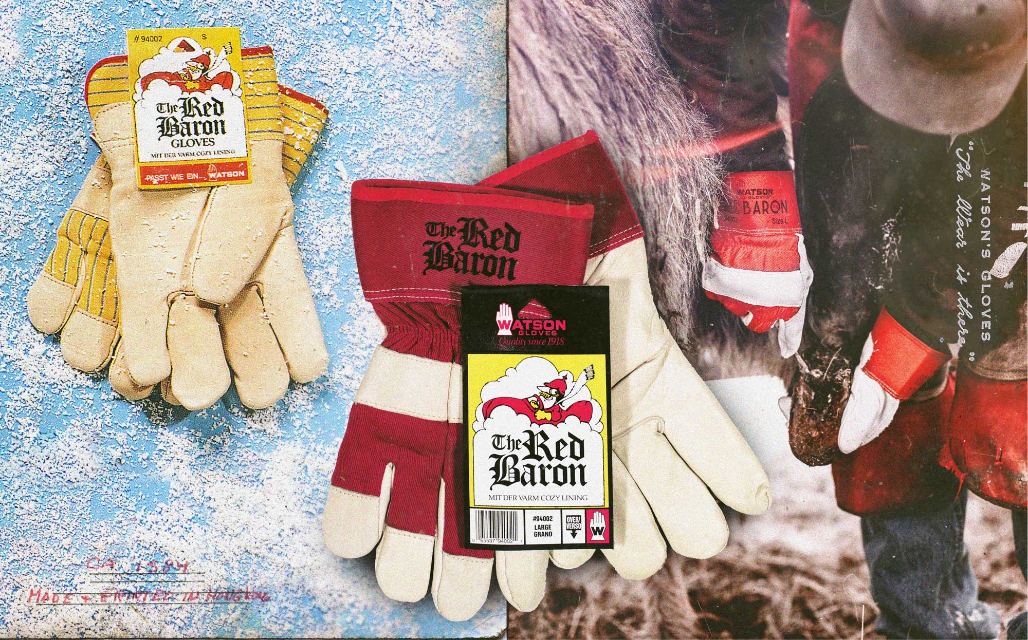 Red Baron History Watson Gloves