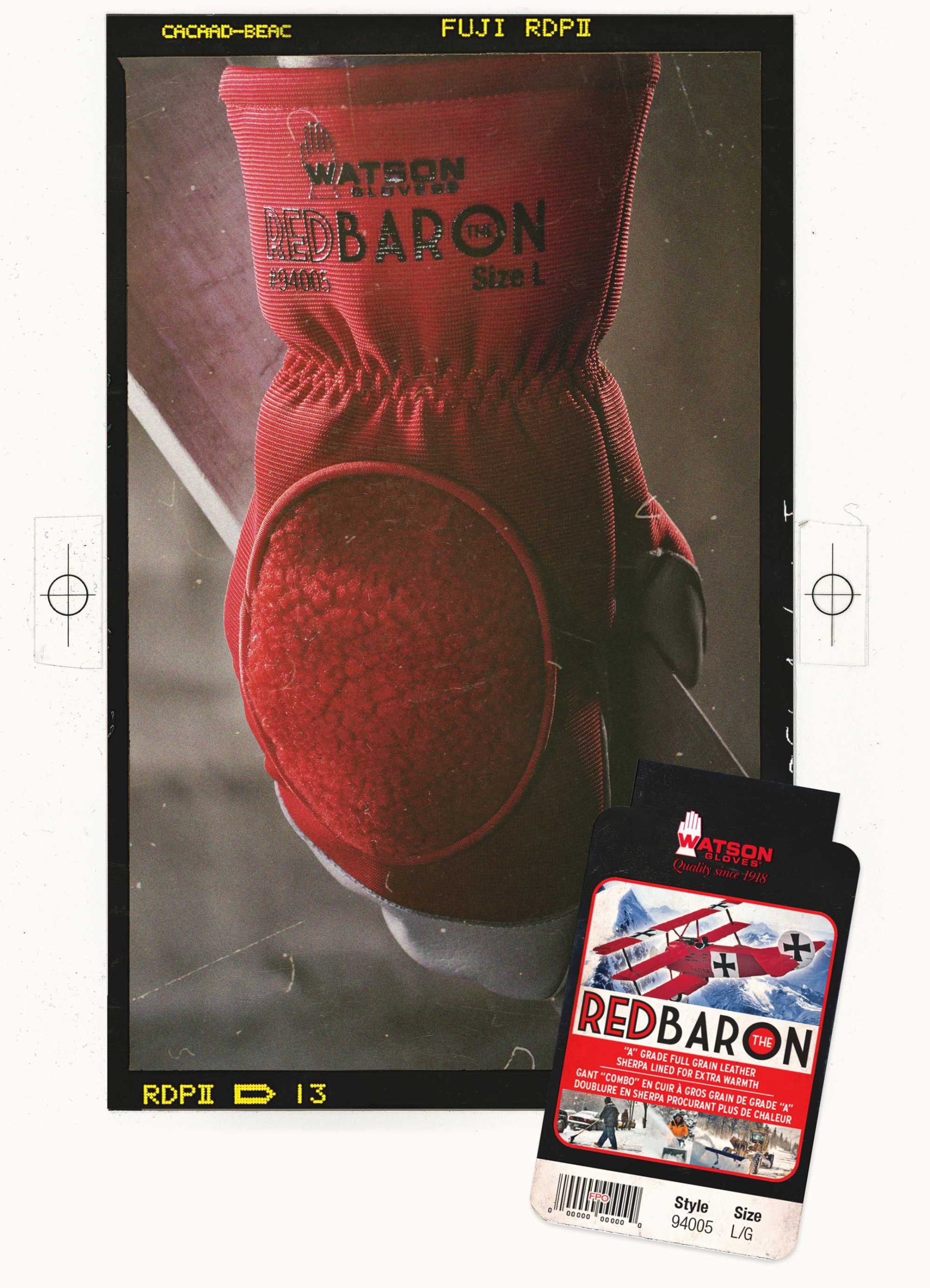 Red Baron History Watson Gloves Vintage Mitt 94005 02