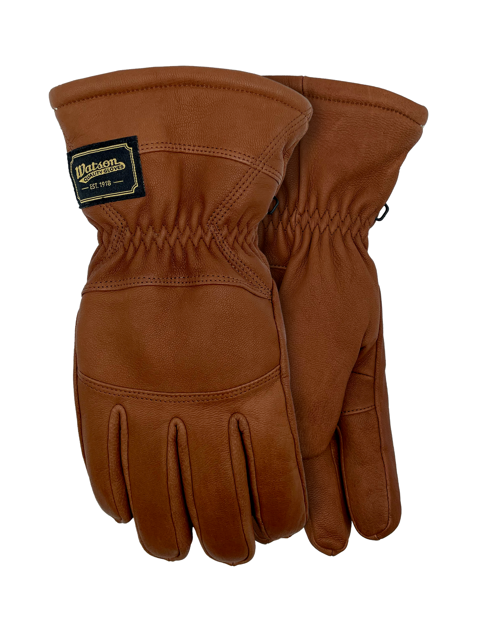 9594 Crazy Horse Water Resistant Full-Grain Goatskin Leather Winter Gloves with Velvet Cotton Lining