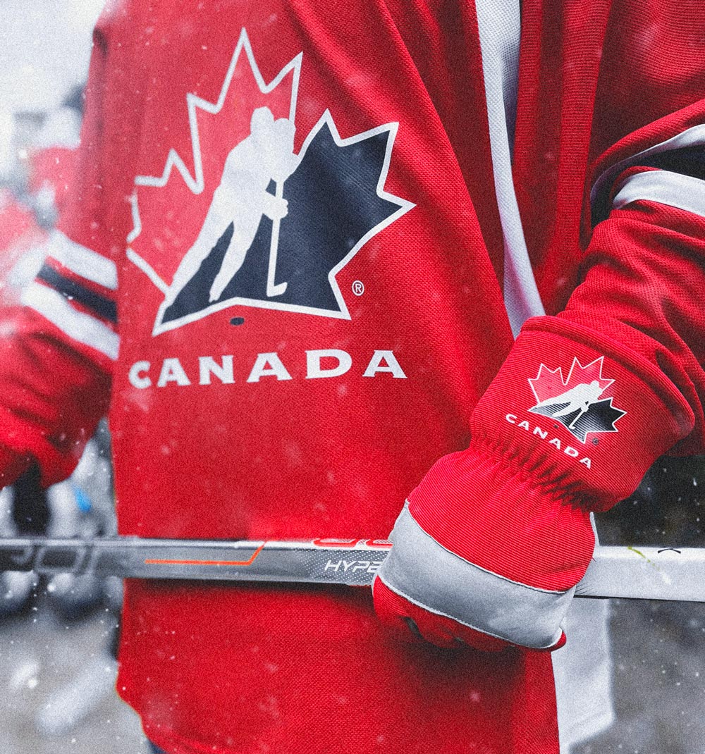 94001 Red Baron Winter Hockey Canada Work Glove