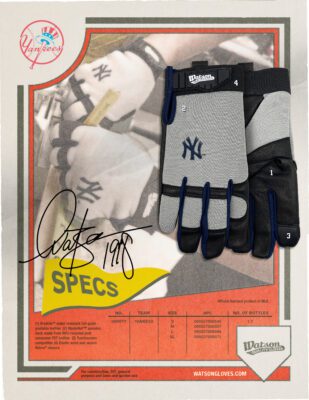 005NYY New York Yankees Work Gloves - Heritage Card Spec Sheet IMG
