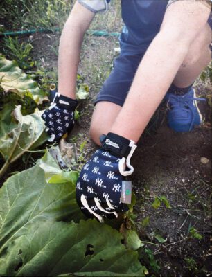 005NYY-XXS New York Yankees Kids Work Gloves