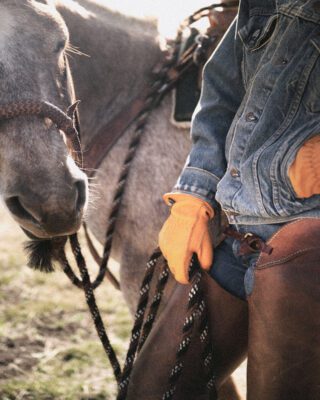 597C Cowhide Leather Duke Large Product Action Image