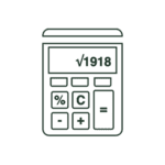 Sustainability Calculate Stage Icon