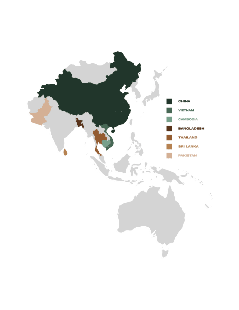 Watson Gloves Suppliers 2024 Map