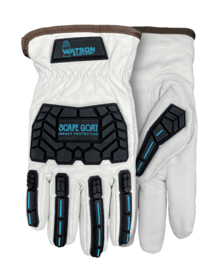9545TPRV Scape Goat Impact Protection Goatskin Leather Winter Work Pile Driver Glove