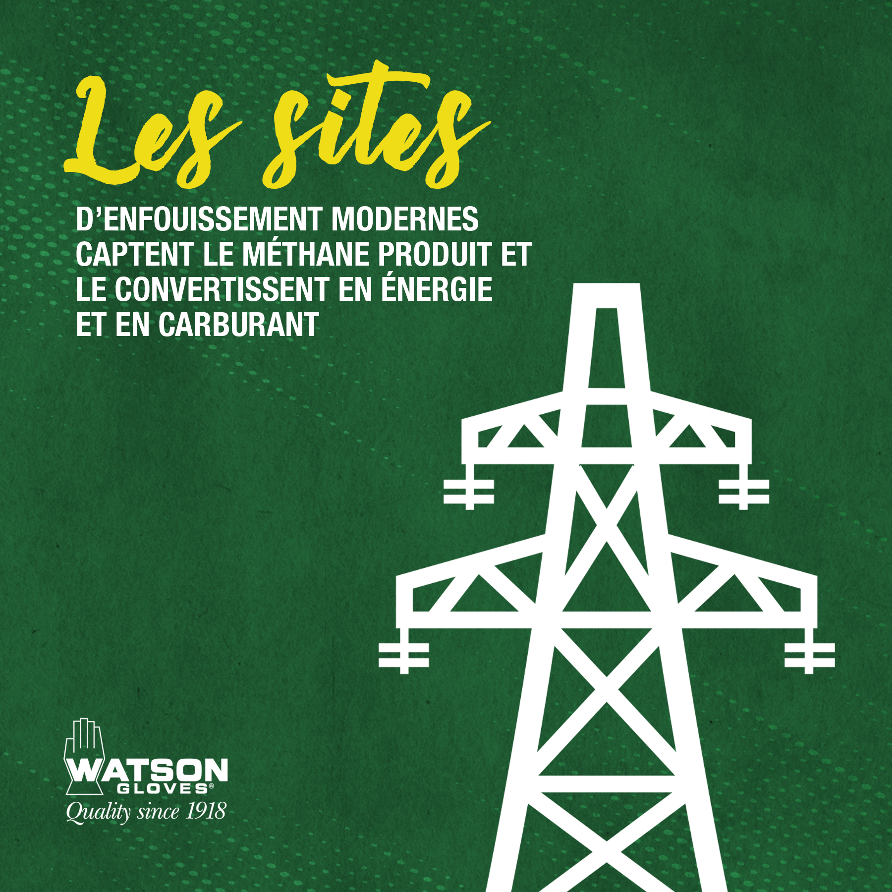 Infographie Green Monkey - Les décharges captent la production de méthane et le convertissent en énergie et en carburant