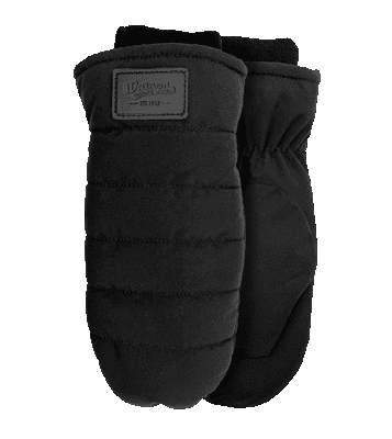 9593B Black Puffer Mitt