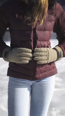 9493S Sand Puffer Glove Winter
